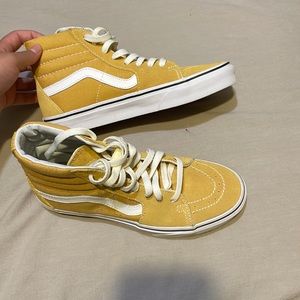 Mustard vans high top